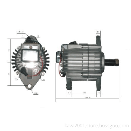 Alternator for Caterpillar 2P1204 2P1698 2P5113